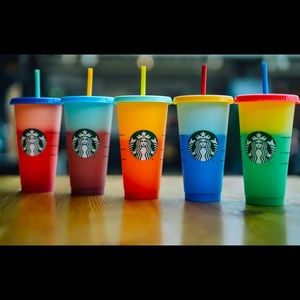 Starbucks colour changing cups